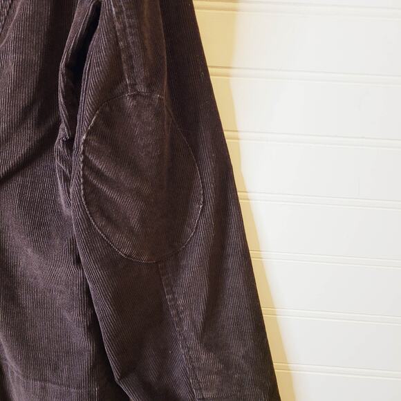 Talbots Blazer Size 6 Brown Corduroy Elbow Patches Academia Preppy - Picture 7 of 11